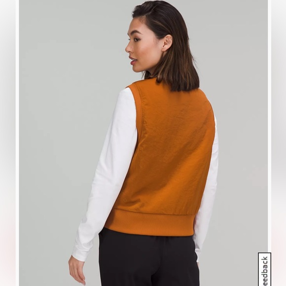 Brand New Lululemon Reversible Water-Repellant Non-Stop Bomber Vest - Picture 4 of 14